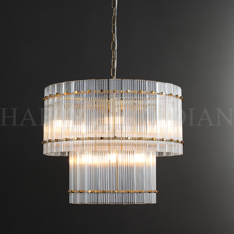 xinyue Lighting Damian TWO-TIER Round Chandelier 22″