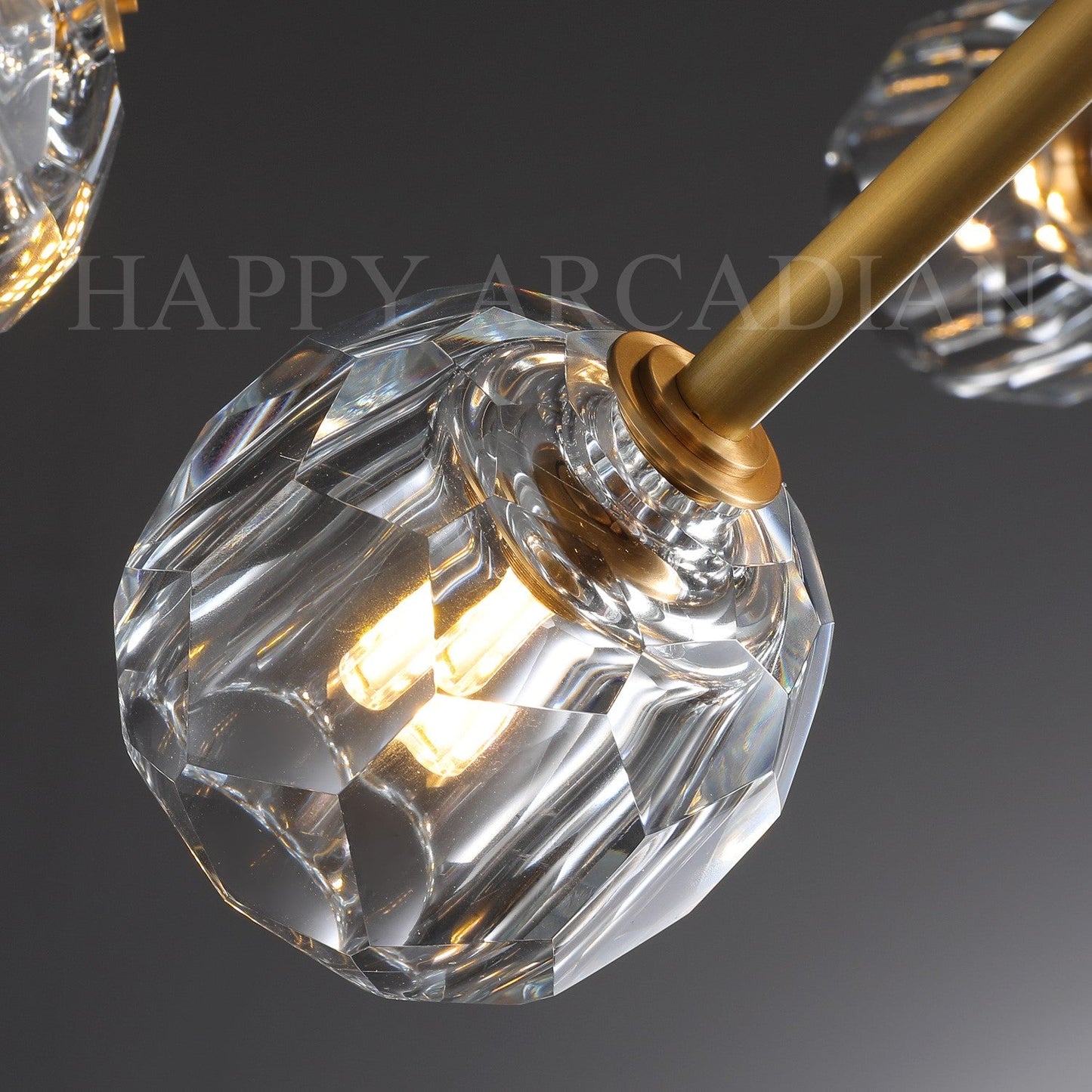 xinyue Bola De Crystal Round Chandelier 24"