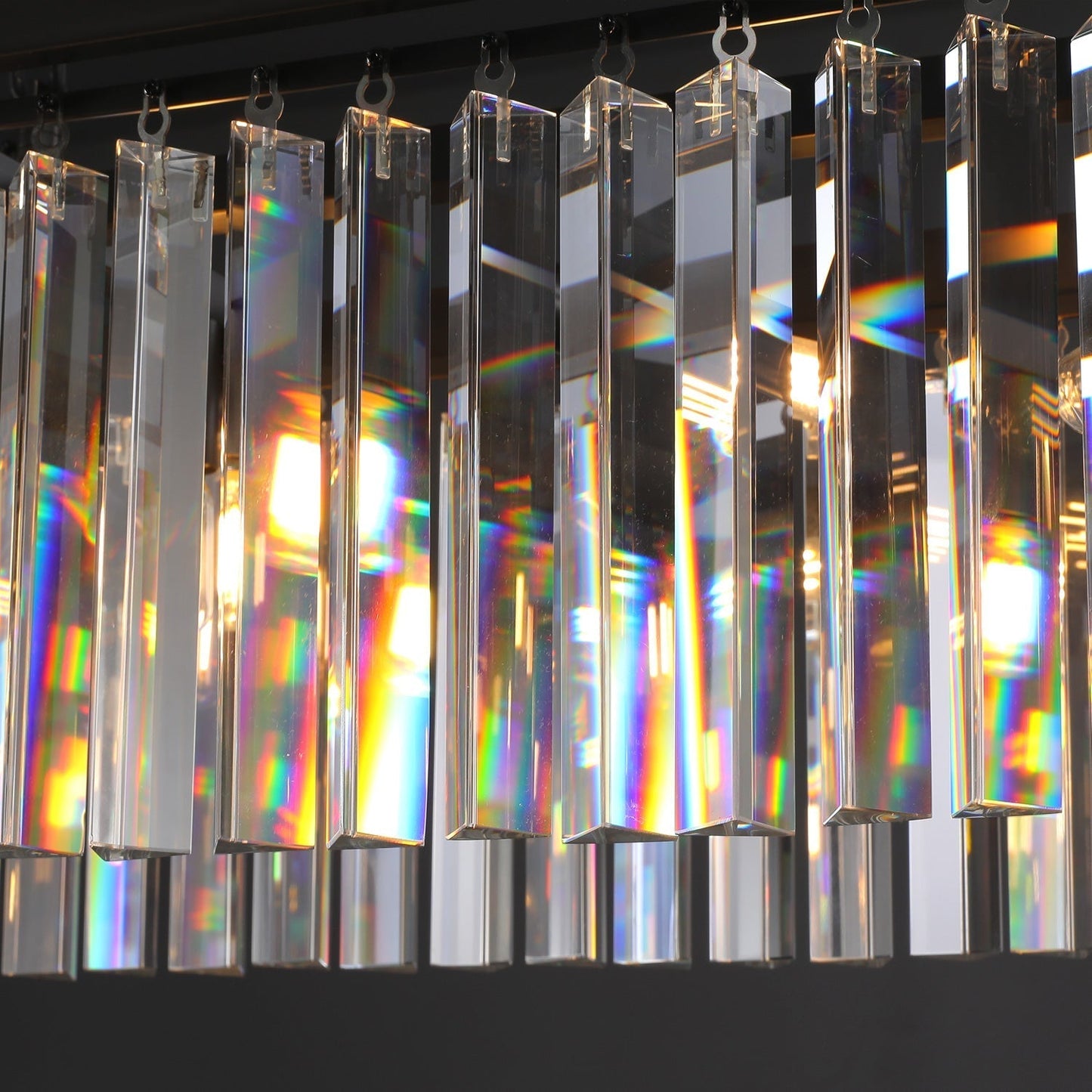 Miria K9 Crystal Rectangular Chandelier 49"