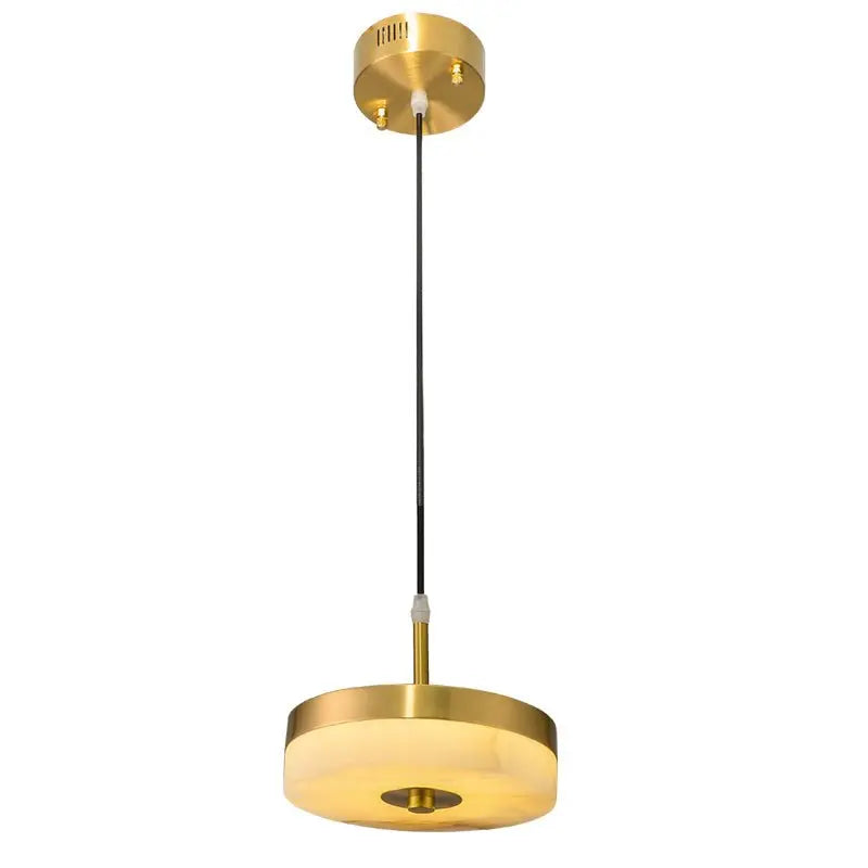 Alabaster Round Pendant Lights Living Room