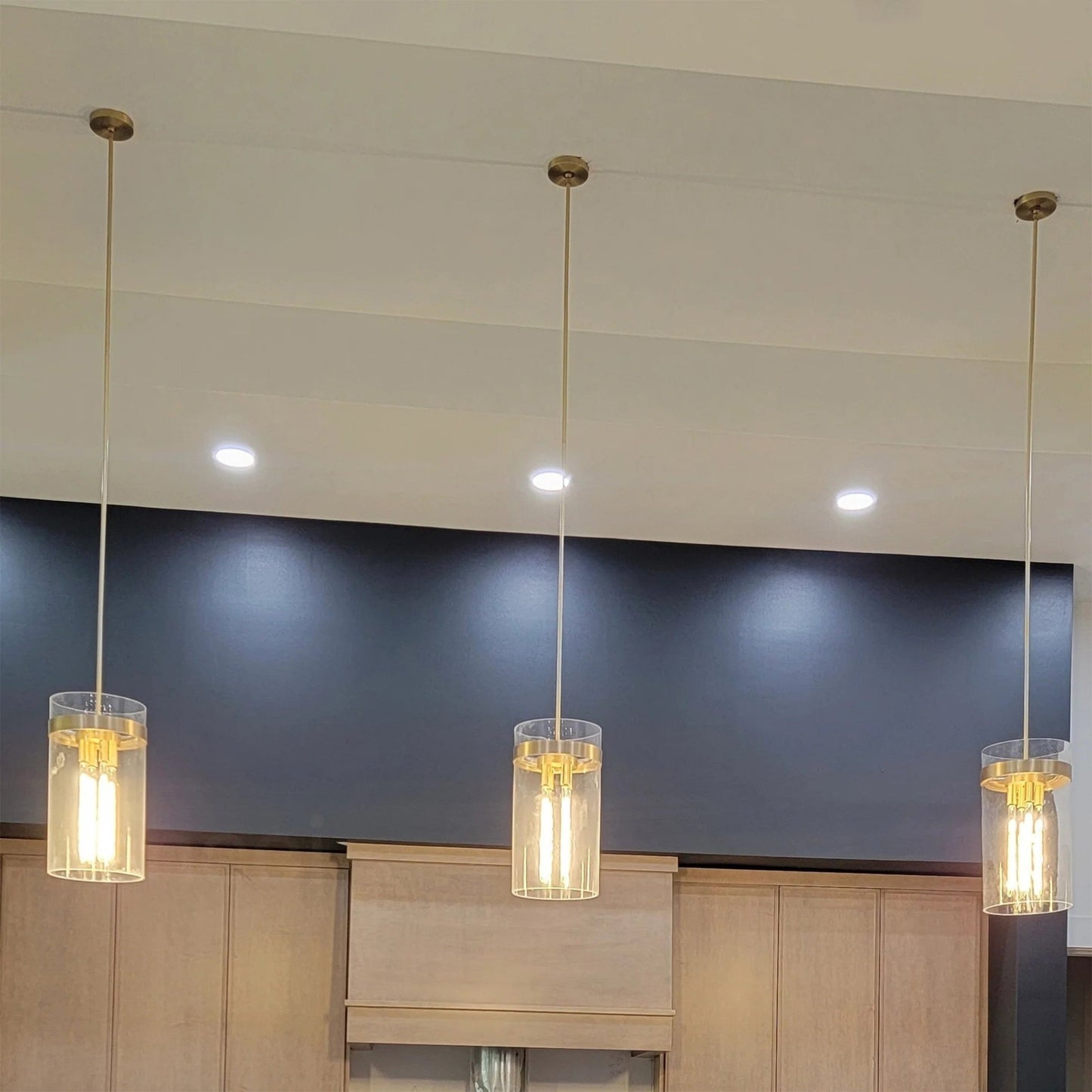 XINYUE Rebecca Glass Pendant Lamp Fixture 12"/10"/8"