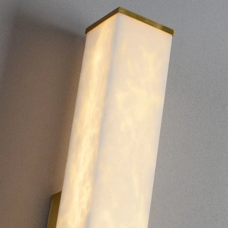 Real Alabaster Wall Sconce For Living Room