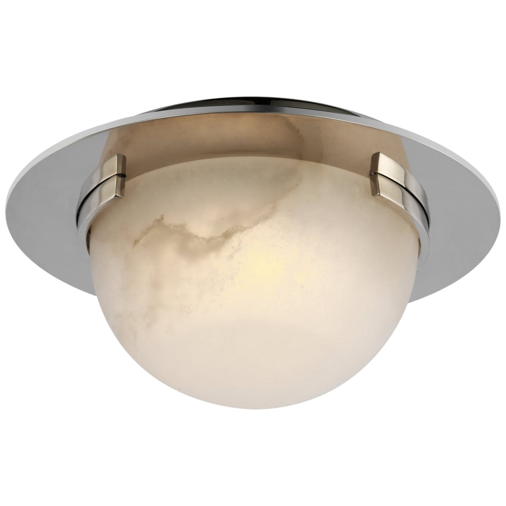 Gisoo Alabaster Luxury Flushmount 6", Modern Ceiling Lamp