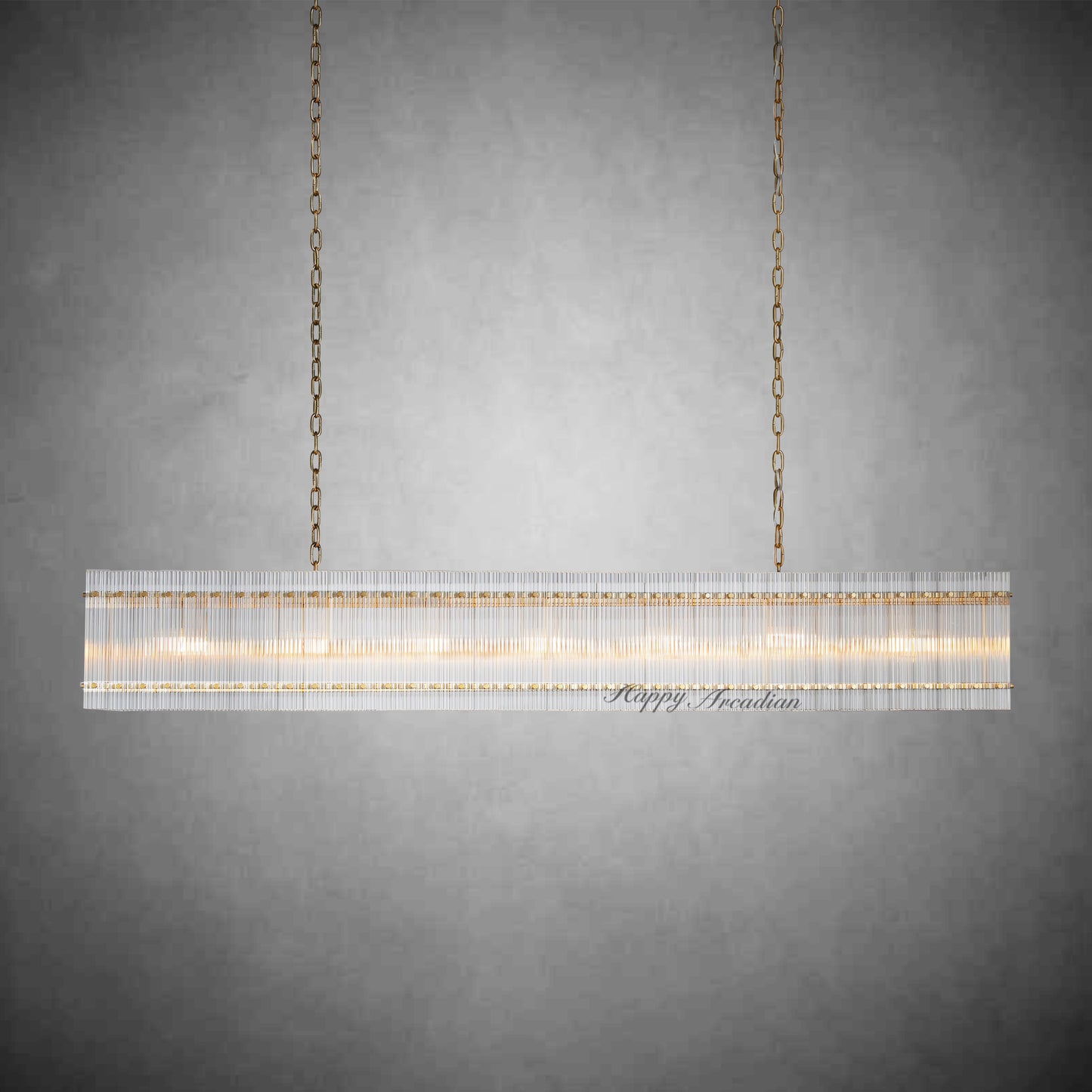 xinyue Lighting Damian Linear Luxury Chandelier L54″