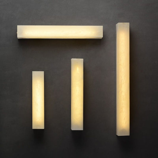 Emma Alabaster Wall Sconce, Modern Wall Lamp Fixture