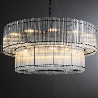 xinyue Lighting Damian TWO-TIER Round Chandelier 48″