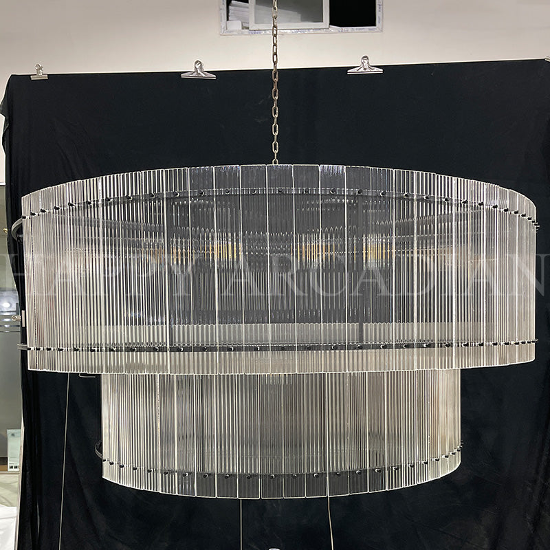 xinyue Lighting Damian TWO-TIER Round Chandelier 48″