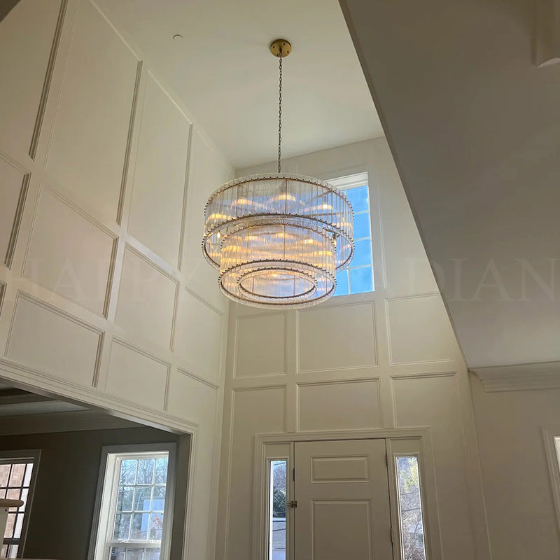 xinyue Lighting Damian TWO-TIER Round Chandelier 48″
