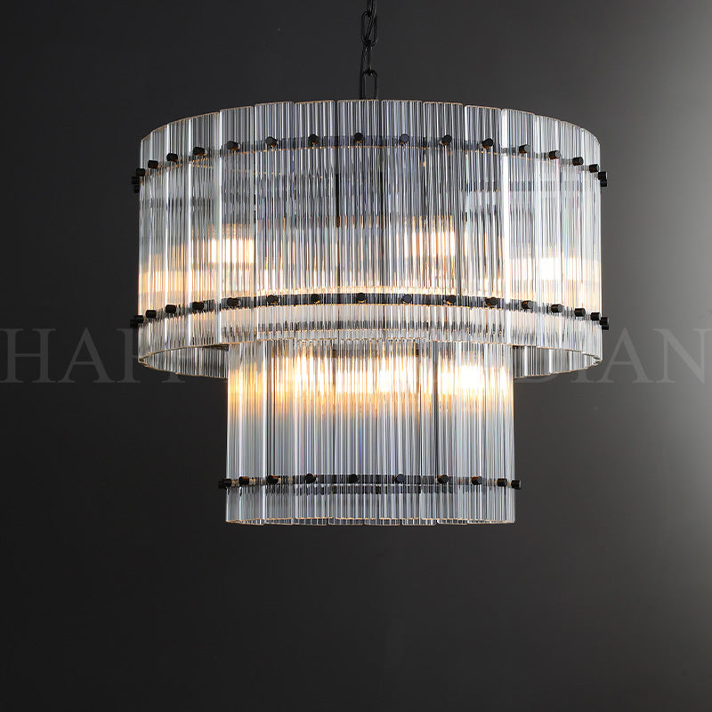 xinyue Lighting Damian TWO-TIER Round Chandelier 22″
