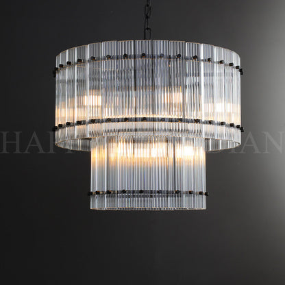 xinyue Lighting Damian TWO-TIER Round Chandelier 22″