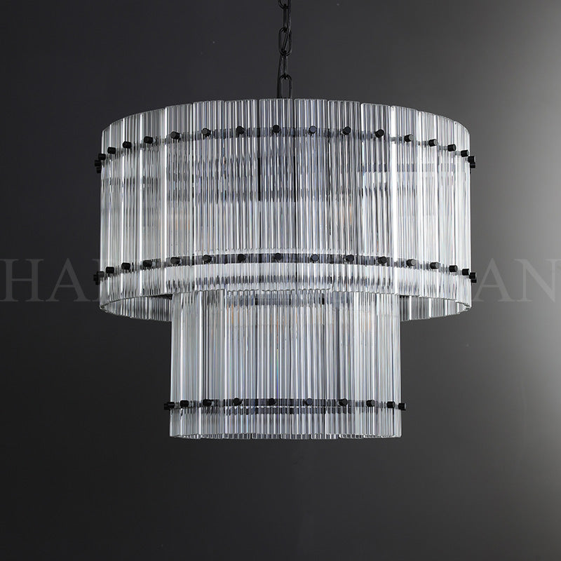 xinyue Lighting Damian TWO-TIER Round Chandelier 22″