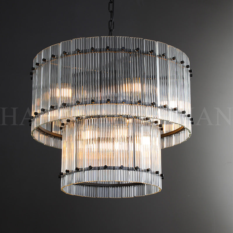 xinyue Lighting Damian TWO-TIER Round Chandelier 22″