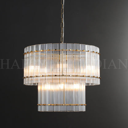 xinyue Lighting Damian TWO-TIER Round Chandelier 22″