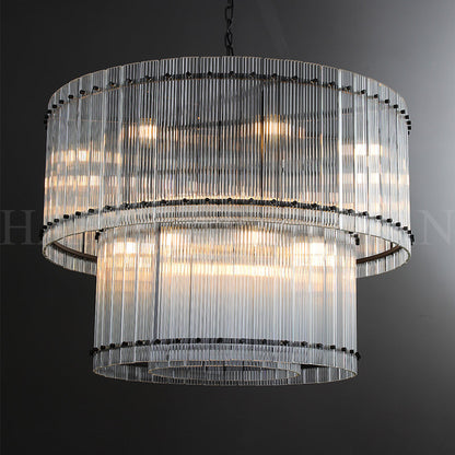 xinyue Lighting Damian TWO-TIER Round Chandelier 37"