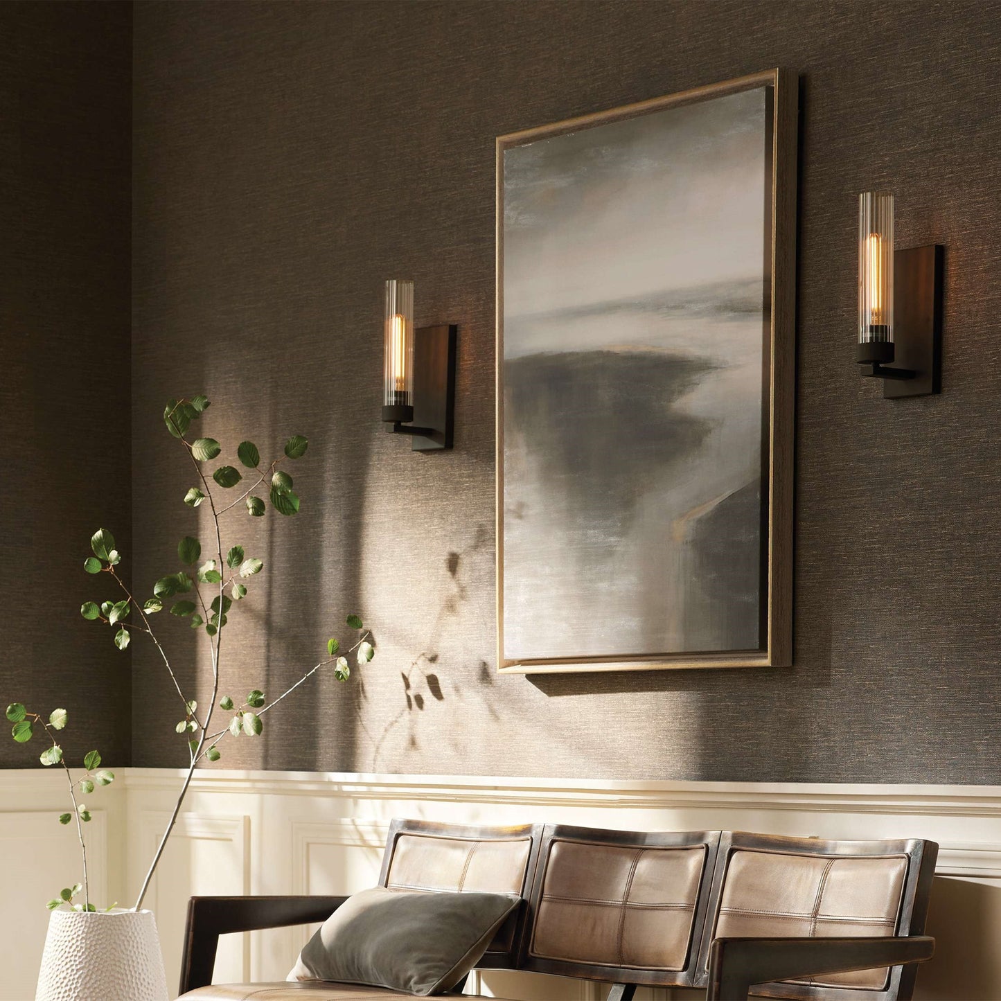 Andreas Glass Modern Wall Lamp