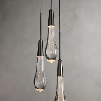 Soltaire Modern 3 Light Round Chandelier Lighting