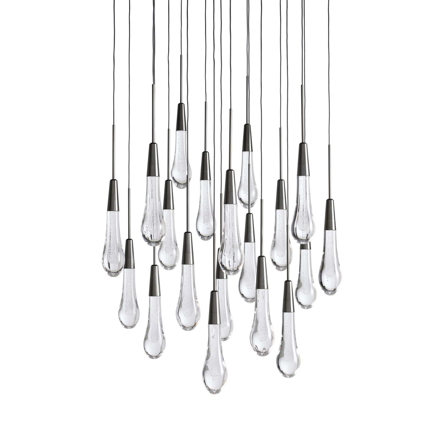 Soltaire Modern 17'' 24'' 36'' Round Chandelier Lighting