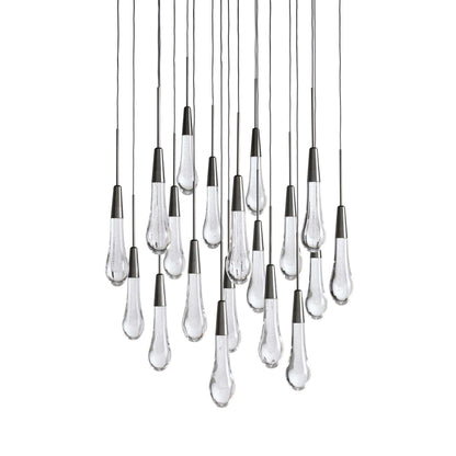 Soltaire Modern 17'' 24'' 36'' Round Chandelier Lighting