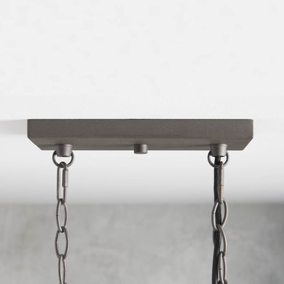 Andreas Glass Linear Chandelier Lighting