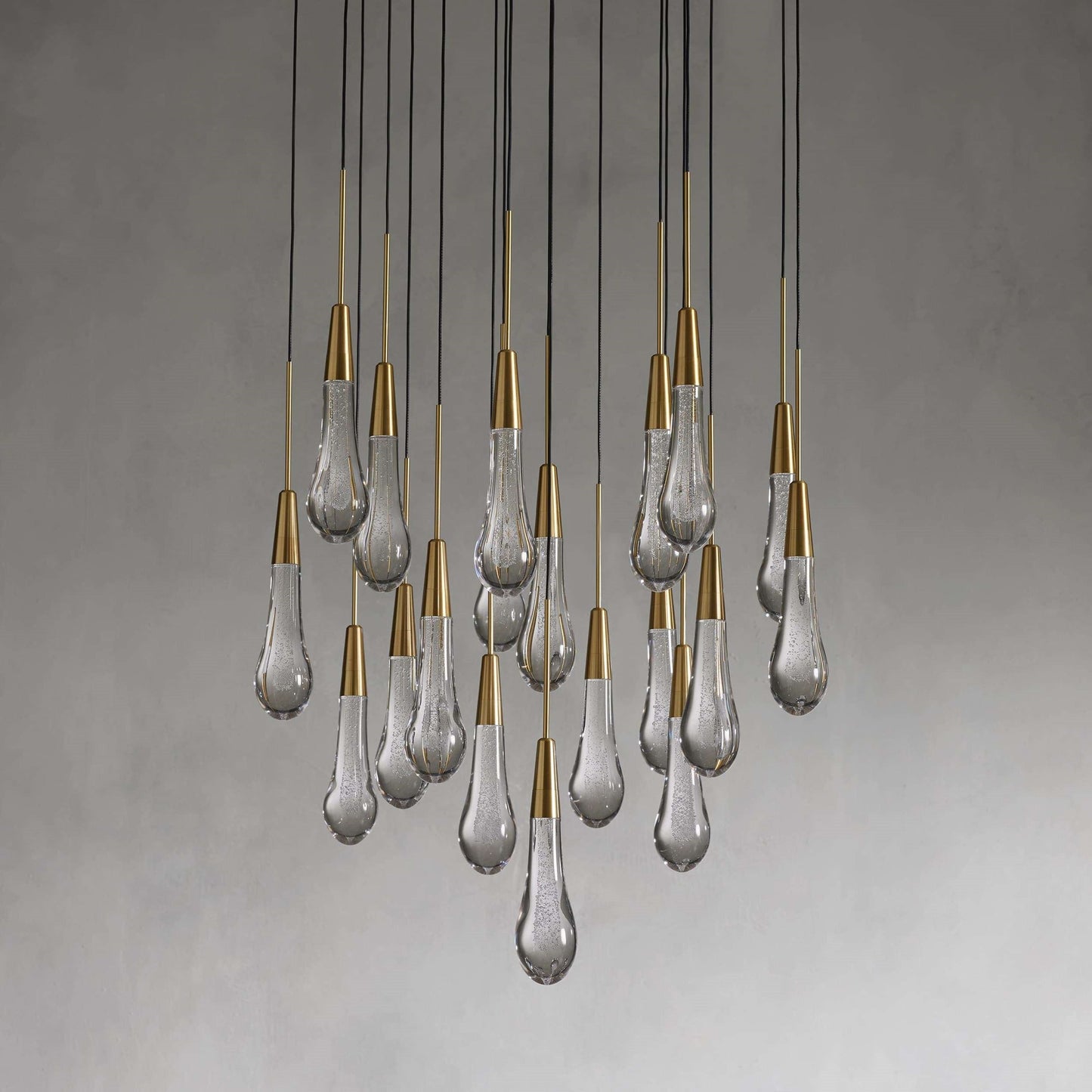 Soltaire Modern 17'' 24'' 36'' Round Chandelier Lighting