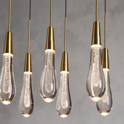 Soltaire Modern 37" Linear Chandelier