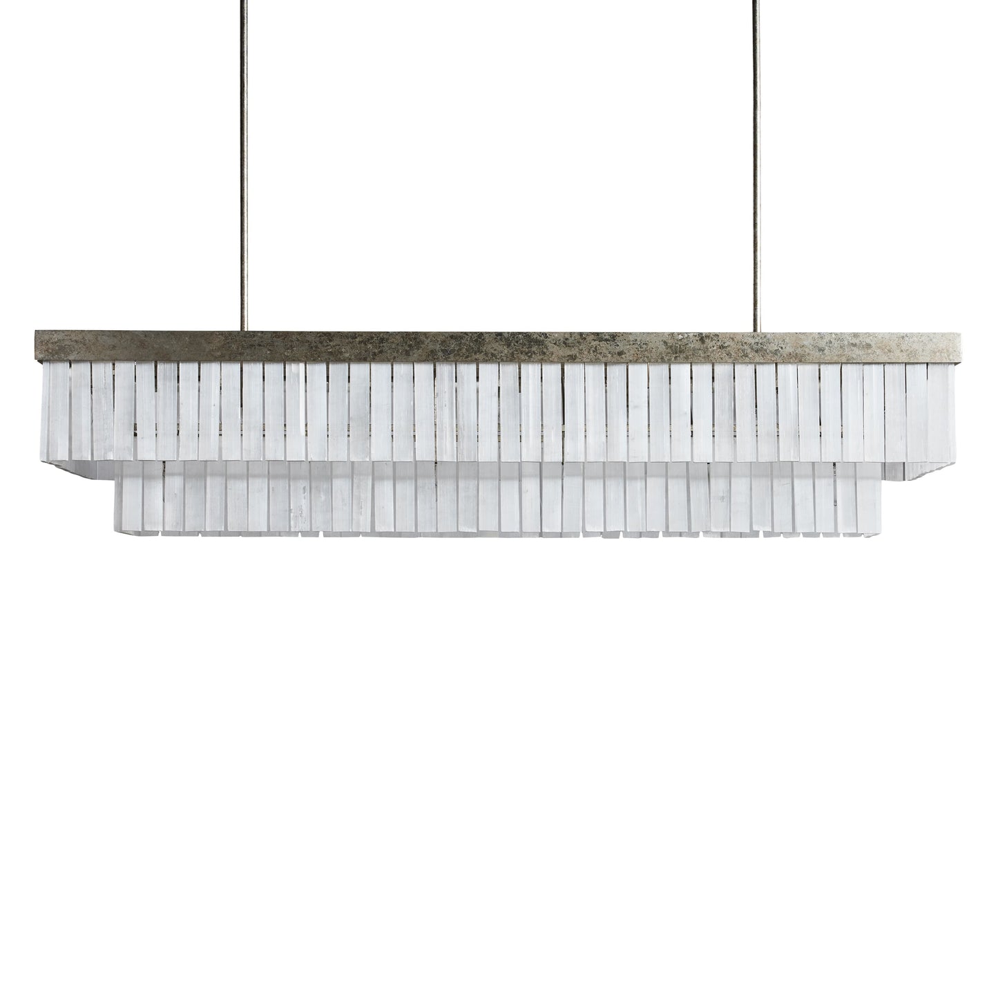Cameron Luxury Selenite Linear Chandelier 49'' 59''