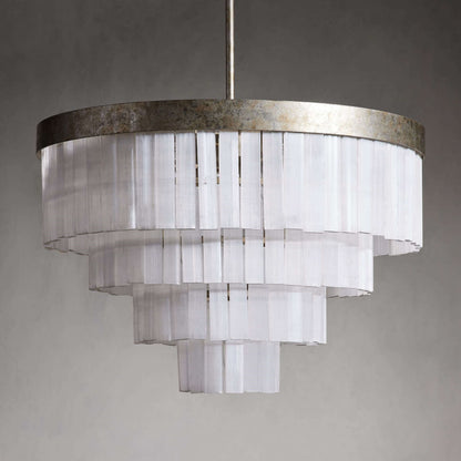 Cameron Luxury 4 Tier Selenite Chandelier