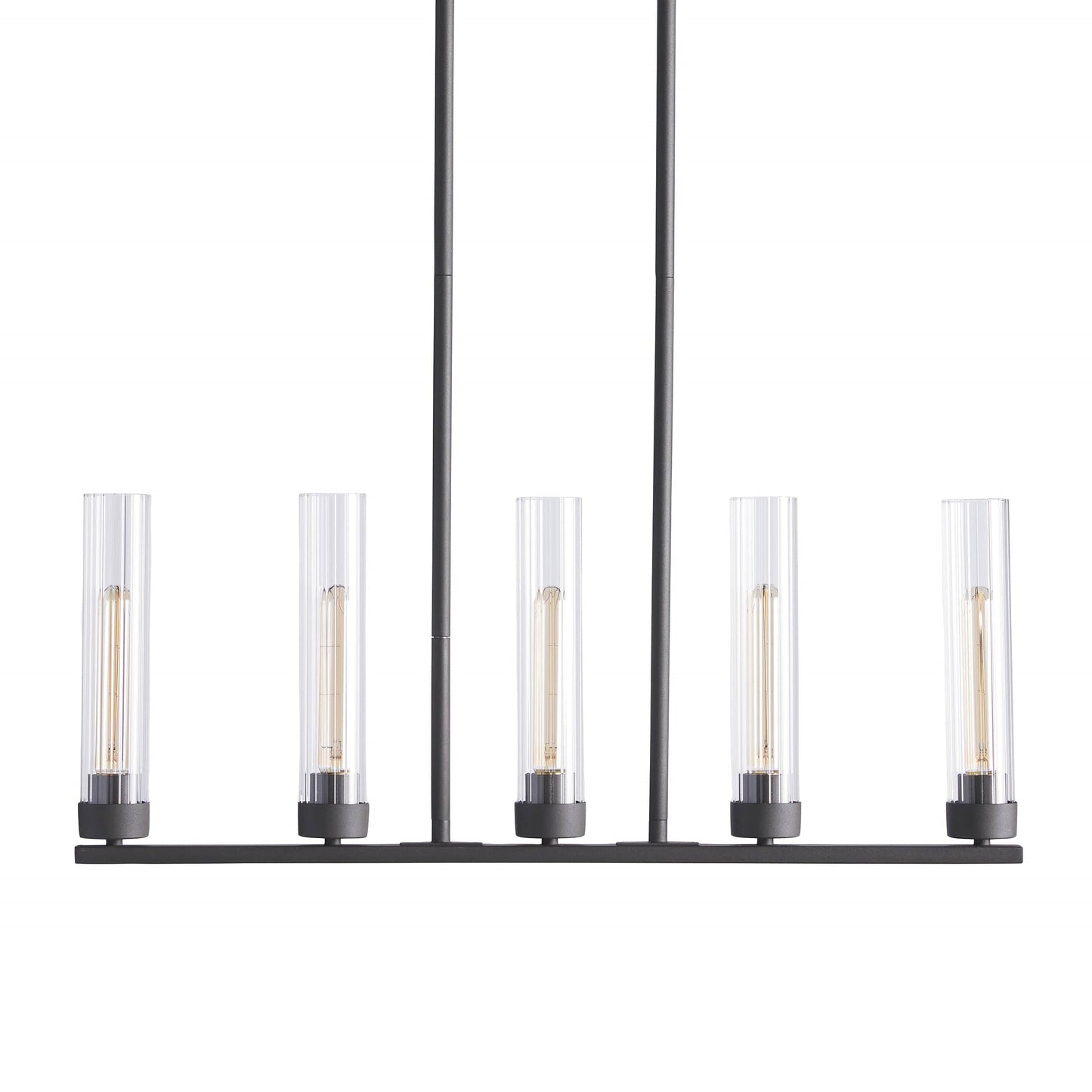 Andreas Glass Linear Chandelier Lighting