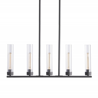 Andreas Glass Linear Chandelier Lighting