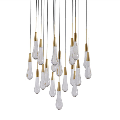 Soltaire Modern 17'' 24'' 36'' Round Chandelier Lighting