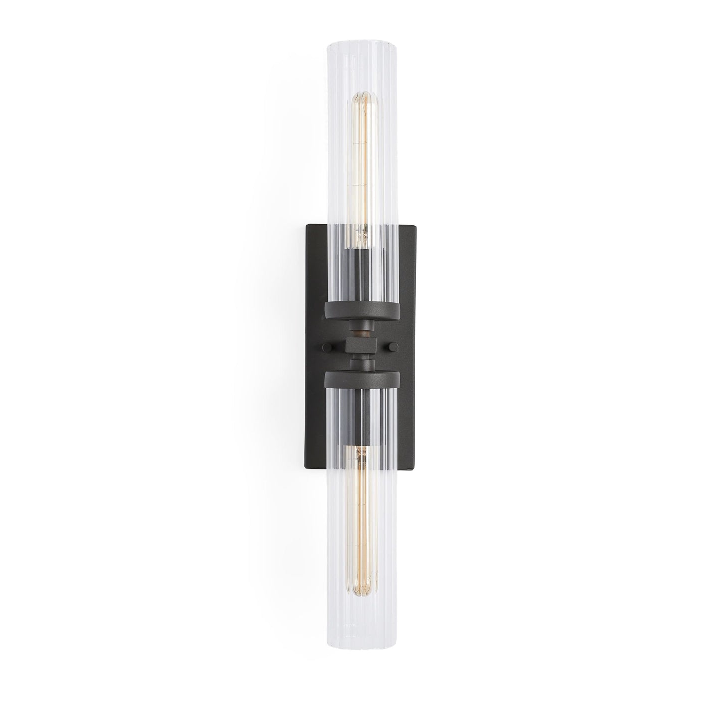 Andreas Glass Modern Wall Lamp 2 Light