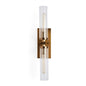 Andreas Glass Modern Wall Lamp 2 Light