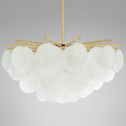 Ella Glass Round Pendant 35'' 47''