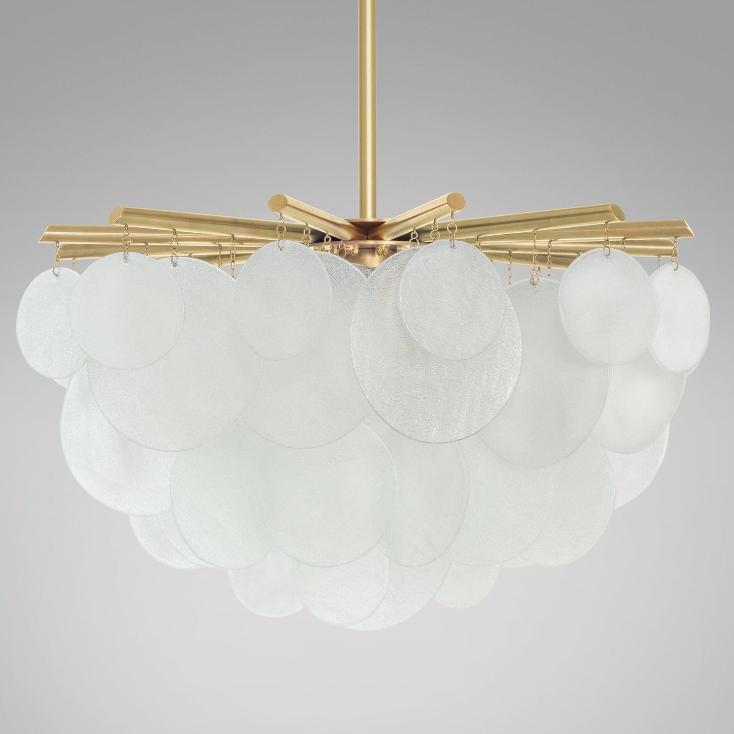Ella Glass Round Pendant 35'' 47''
