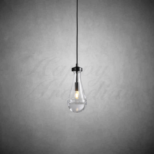 XINYUE Raindrop Glass Pendant Lighting Black