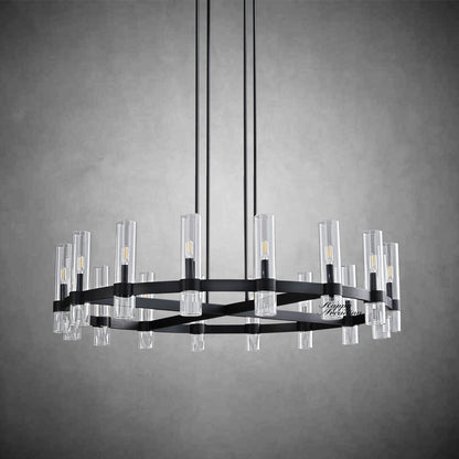 xinyue Lighting Rebecca Round Chandelier 48″, 16-Lights