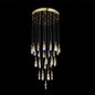 Kathleen Rock Crystal Short-eggplants Pendant Modern 32 Light LED Chandelier