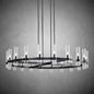 xinyue Lighting Rebecca Round Chandelier 60″, 20-Lights
