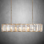 xinyue Lighting Crystal Rectangular Chandelier