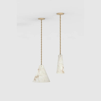 Contemporary Casey Large Alabaster Pendant Light For Kitchen Island, Living Room