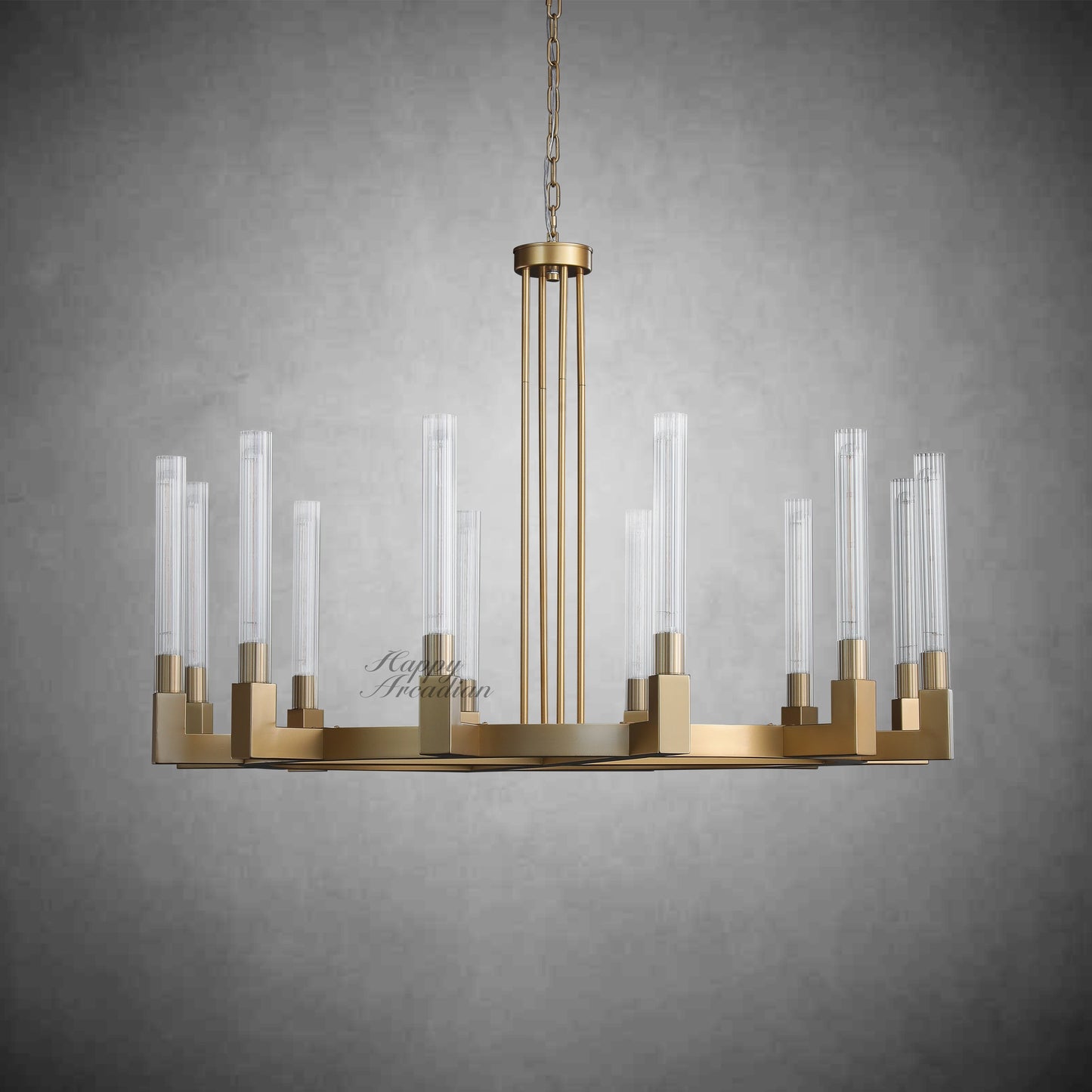HA Candlestick Round Chandelier 36" 48''60'' 72"