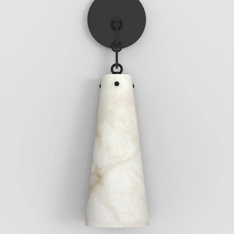 Contemporary Casey Alabaster Wall Sconce For Kitchen Island, Bedroom