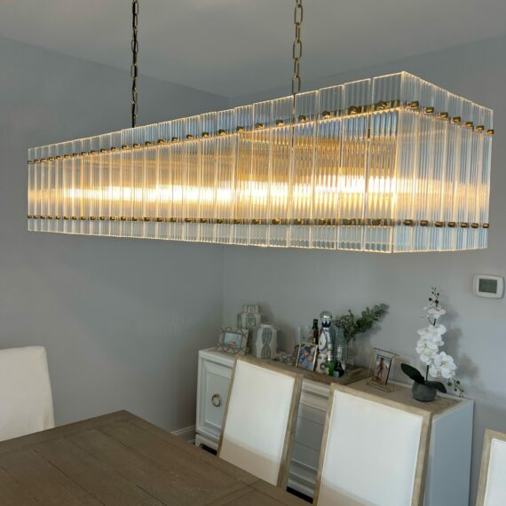 xinyue Lighting Damian Linear Luxury Chandelier L54''72″