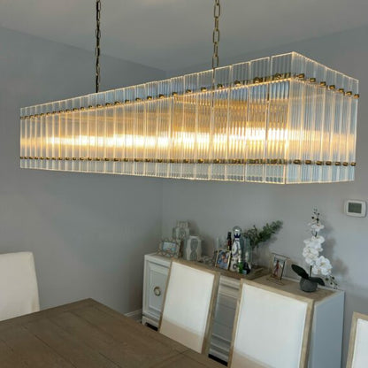 xinyue Lighting Damian Linear Luxury Chandelier L54''72″