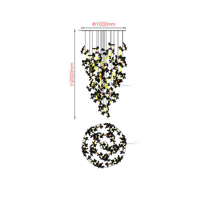 Modern Crystal Branch Chandelier Luxury Home Lighting