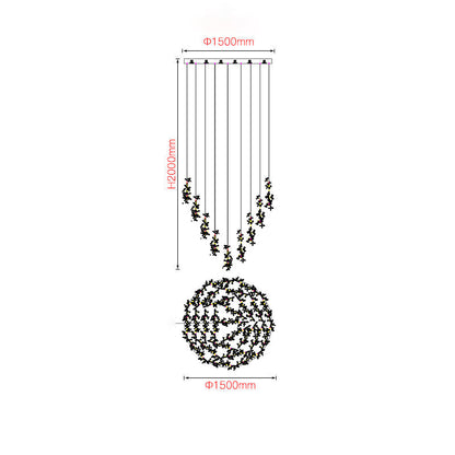 Modern Crystal Branch Chandelier Luxury Home Lighting