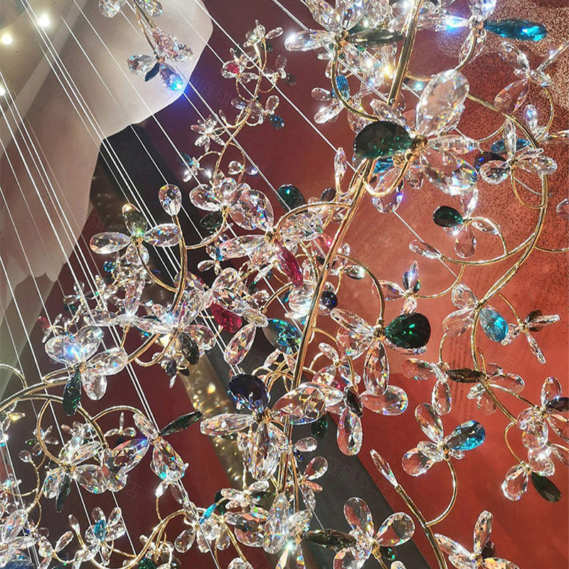 Modern Crystal Branch Chandelier Luxury Home Lighting