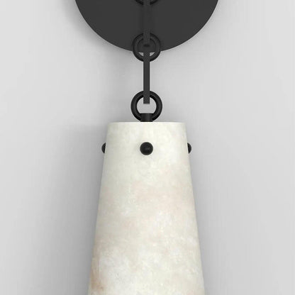 Contemporary Casey Alabaster Wall Sconce For Kitchen Island, Bedroom