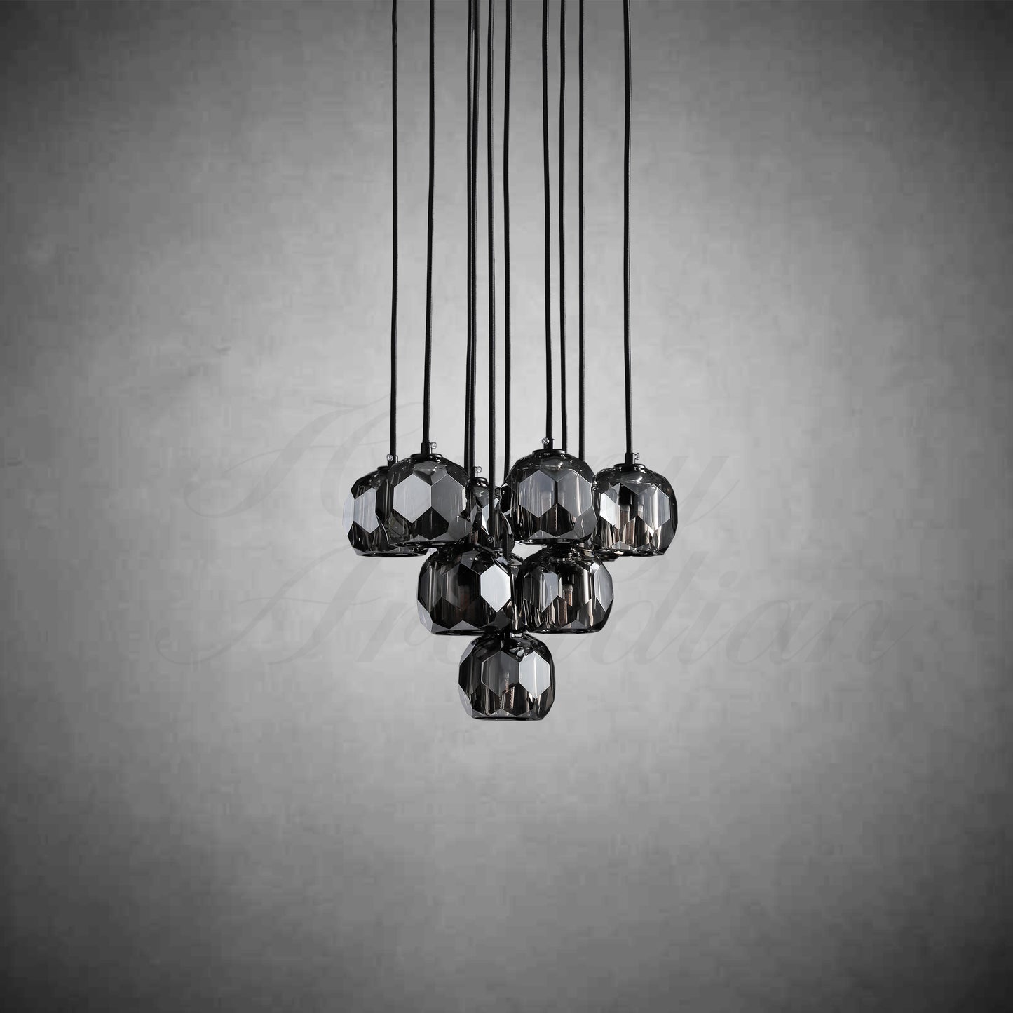 xinyue Bola De Crystal Round Cluster Chandelier 14" 19''