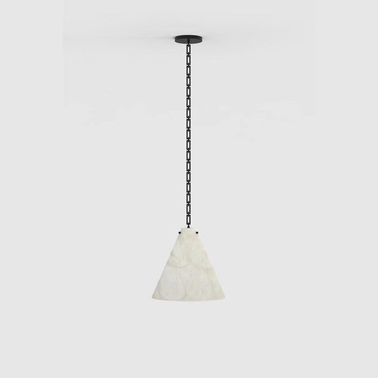 Contemporary Casey Large Alabaster Pendant Light For Kitchen Island, Living Room